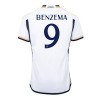 Virallinen Fanipaita + Shortsit Real Madrid Benzema 9 Kotipelipaita 2023-24 - Lasten